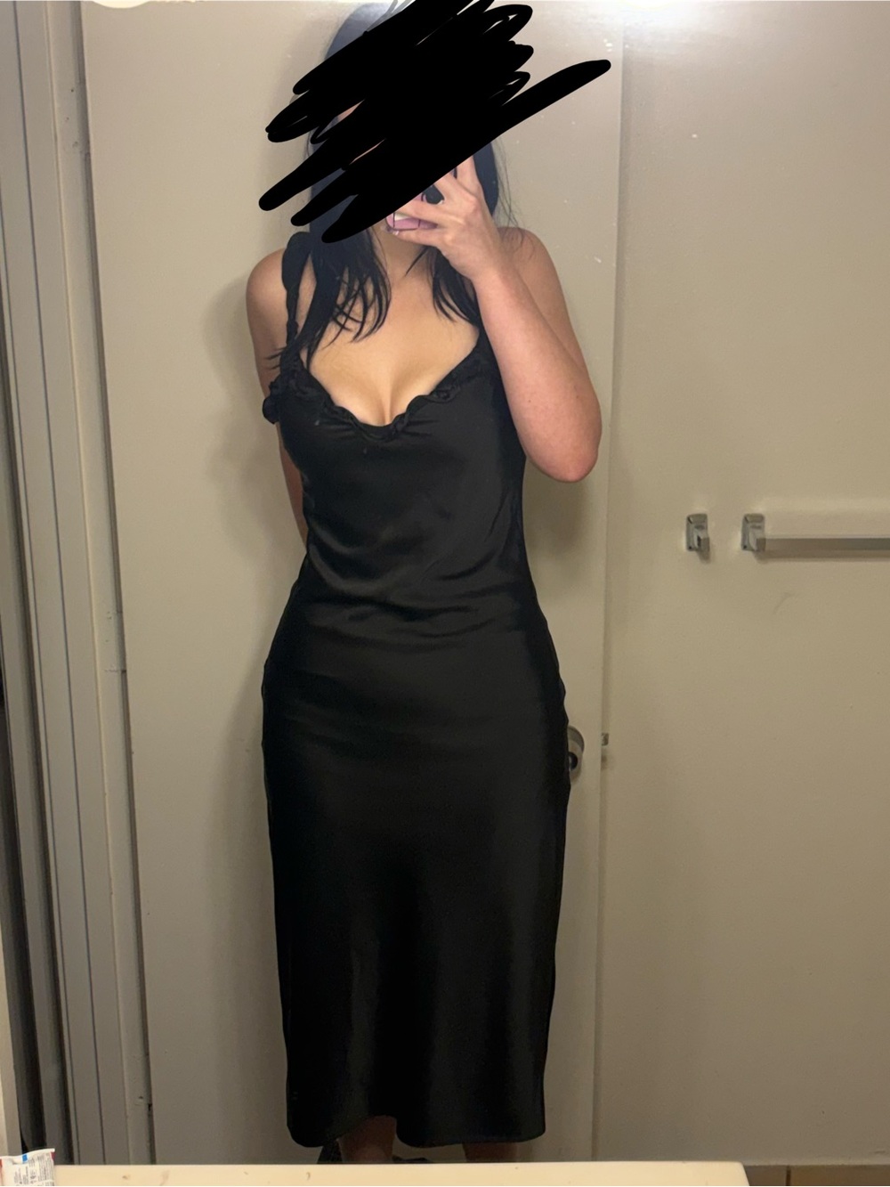 Vintage Betsey Johnson Satin Dress